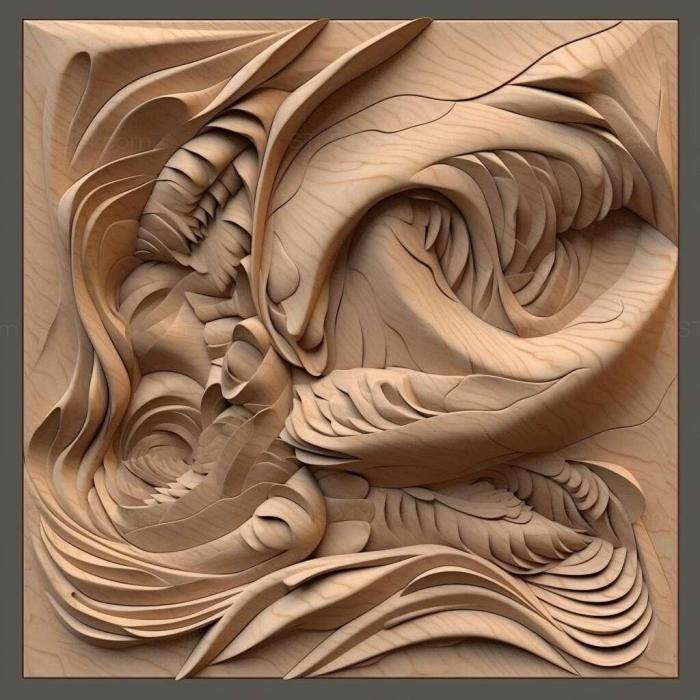 Patterns and decorations (John Nash 3, PATTERN_2679) 3D models for cnc
